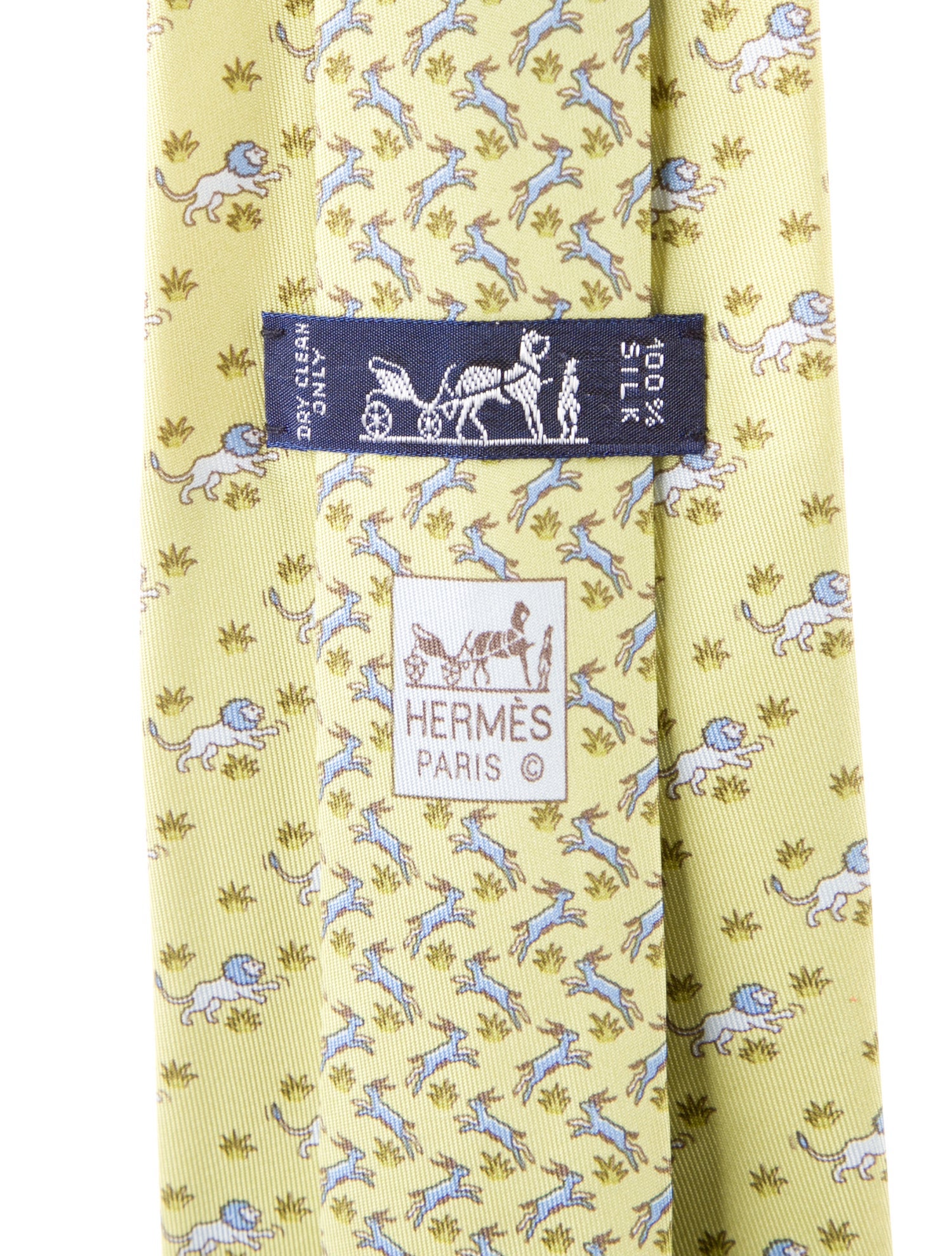Hermès Silk Pattern Tie