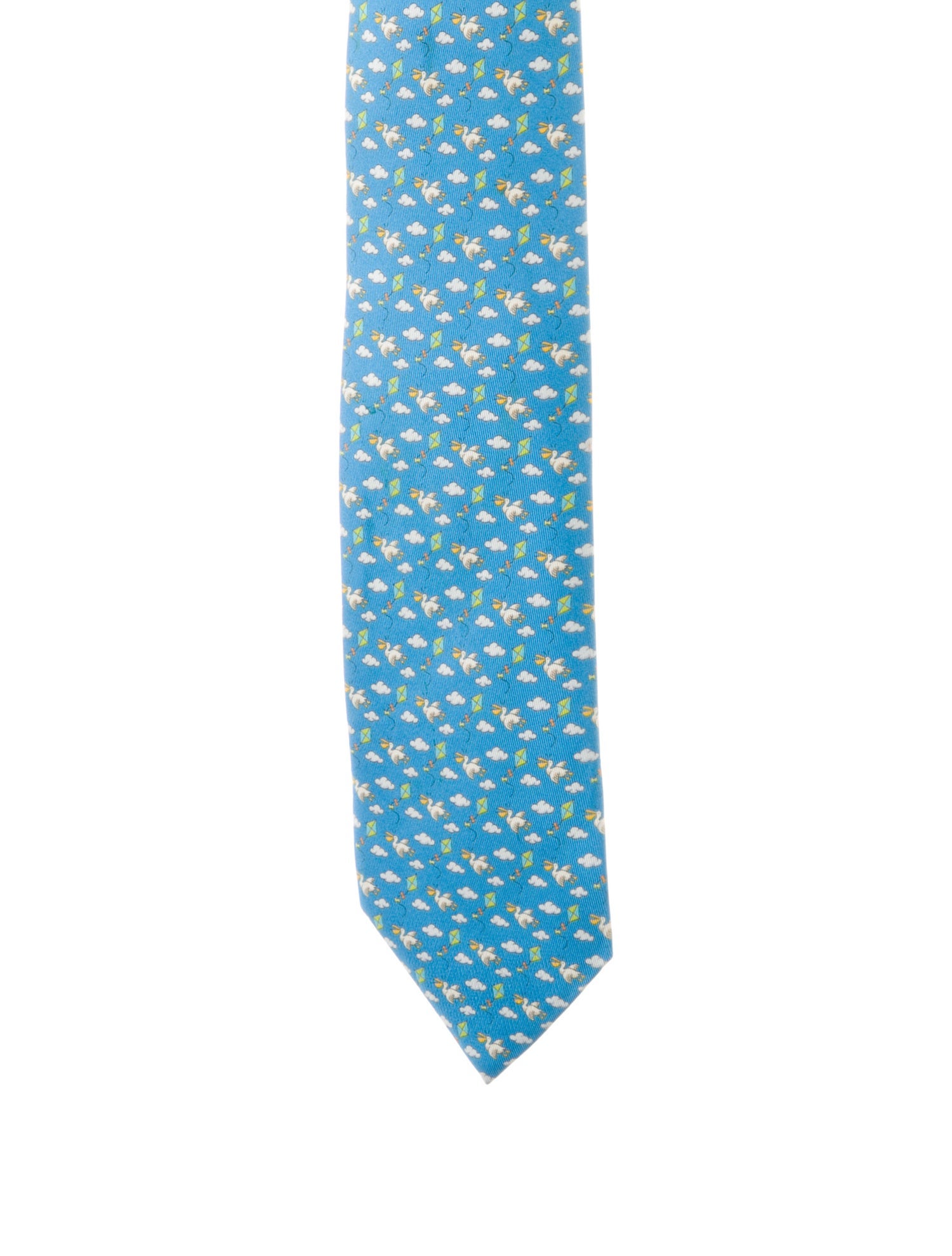 Hermès Silk Pattern Tie