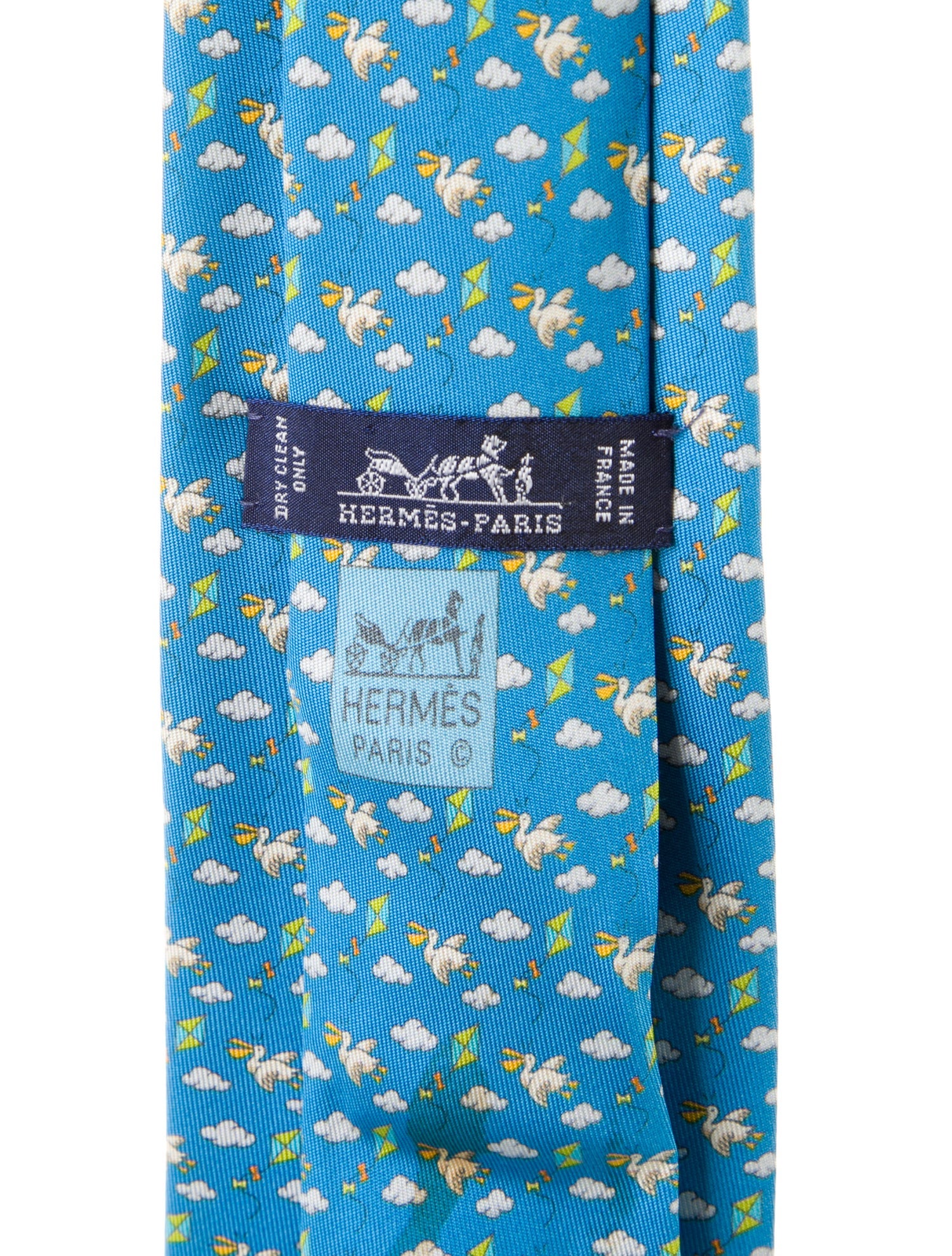 Hermès Silk Pattern Tie