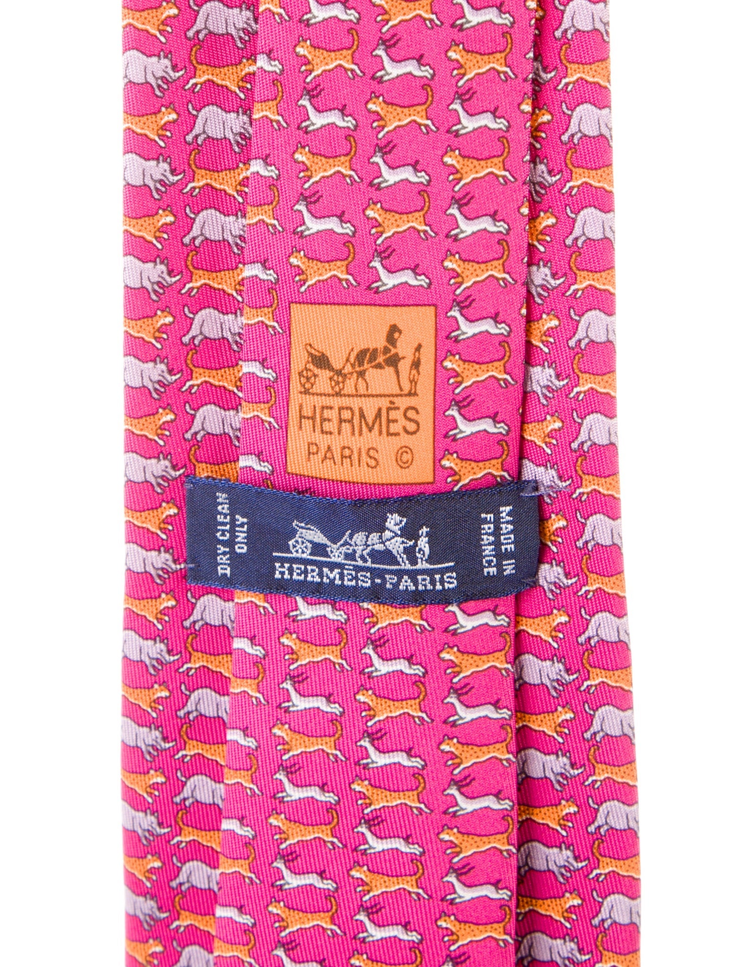Hermès Silk Pattern Tie