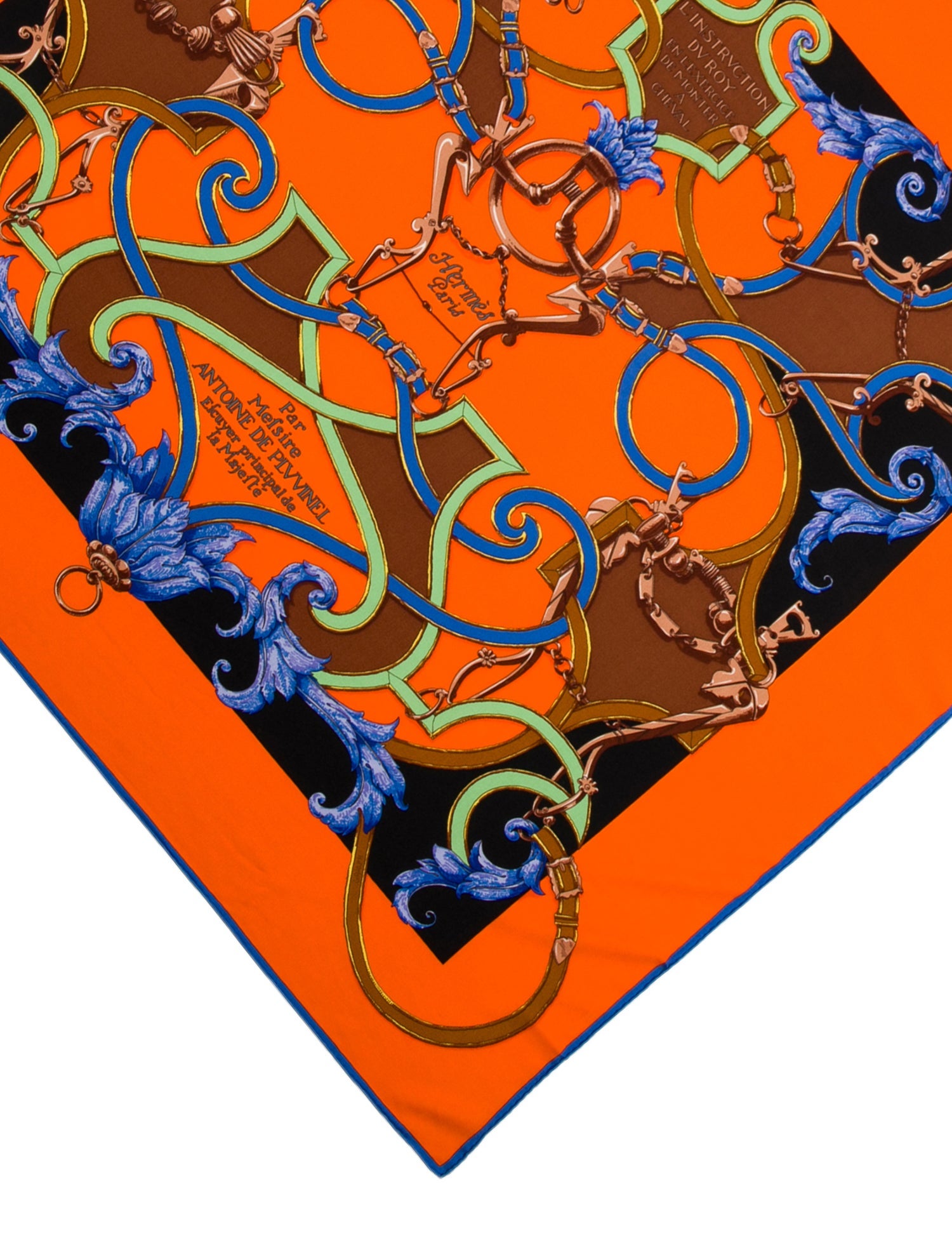 Hermès L Instruction Du Roy Cashmere Shawl