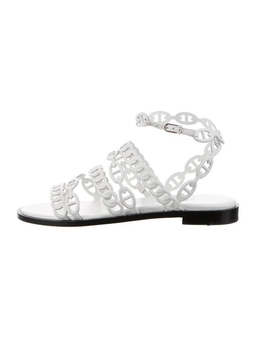 Hermès Kalliste Chaîne d'Ancre Insignia Gladiator Sandals