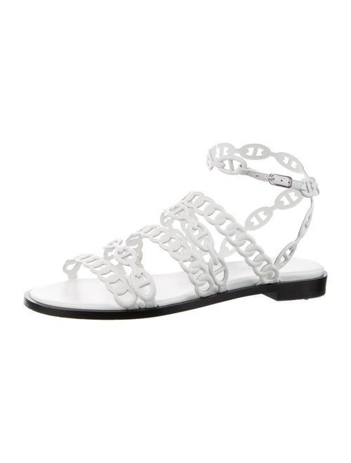 Hermès Kalliste Chaîne d'Ancre Insignia Gladiator Sandals