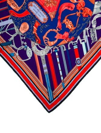 Hermès Duo d'Etriers Cashmere Shawl