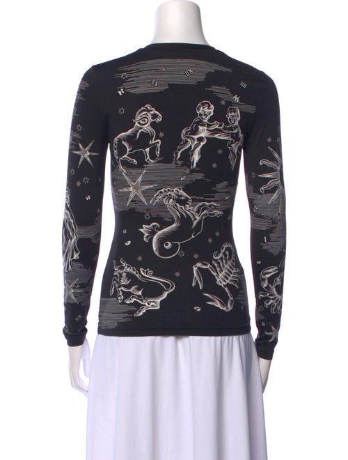 Hermès Printed Crew Neck Sweatshirt