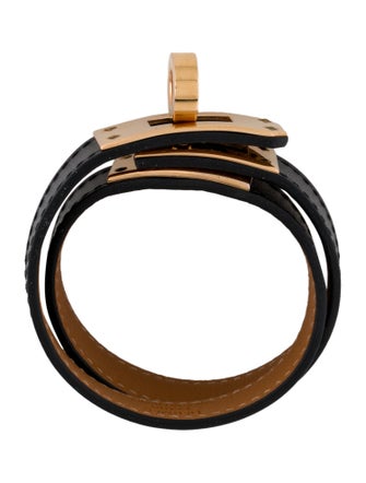 Hermès Kelly Double Tour Leather Wrap Bracelet