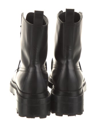 Hermès Funk Leather Combat Boots