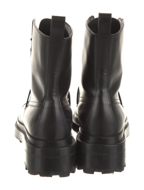 Hermès Funk Leather Combat Boots