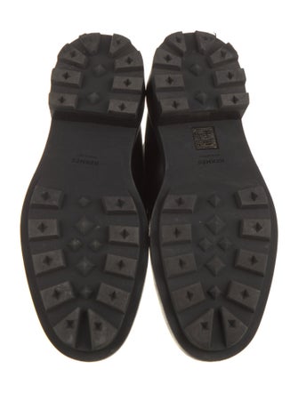 Hermès Funk Leather Combat Boots