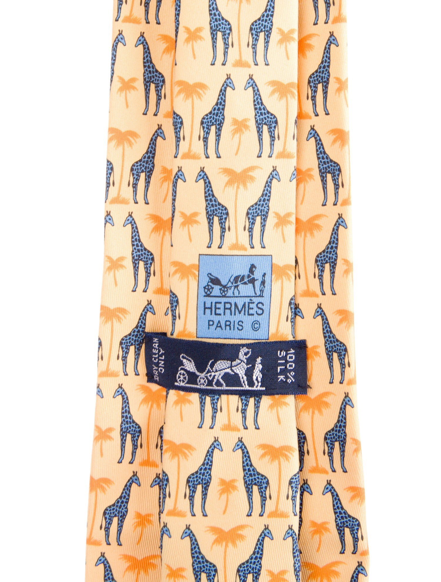 Hermès Silk Patterned Tie