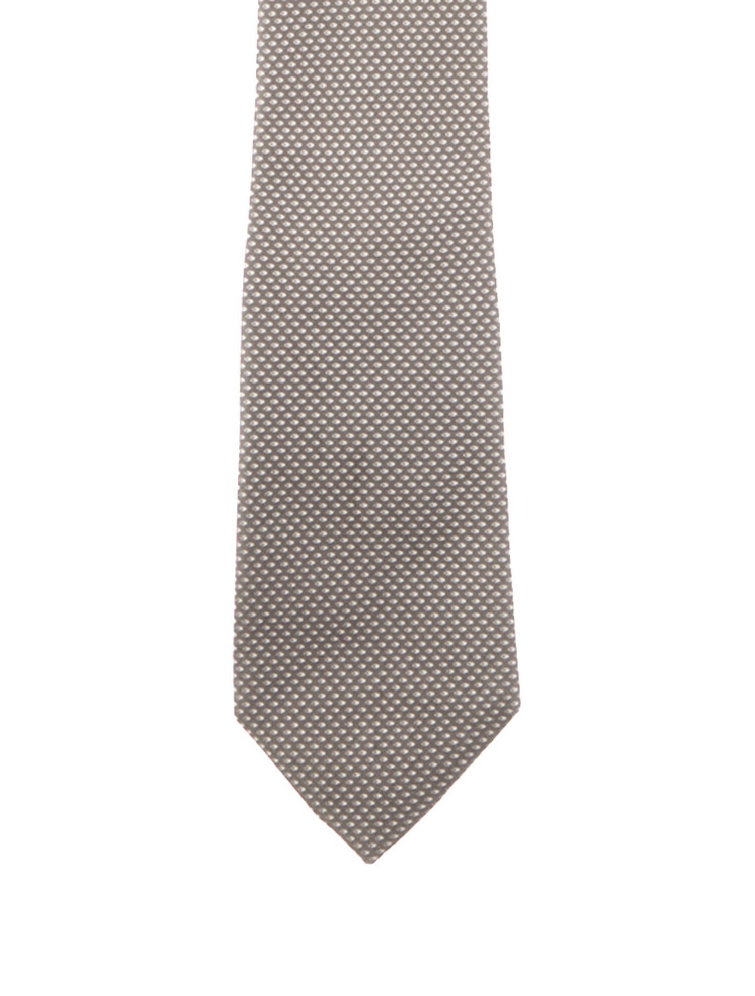 Hermès Pattern Print Silk Tie