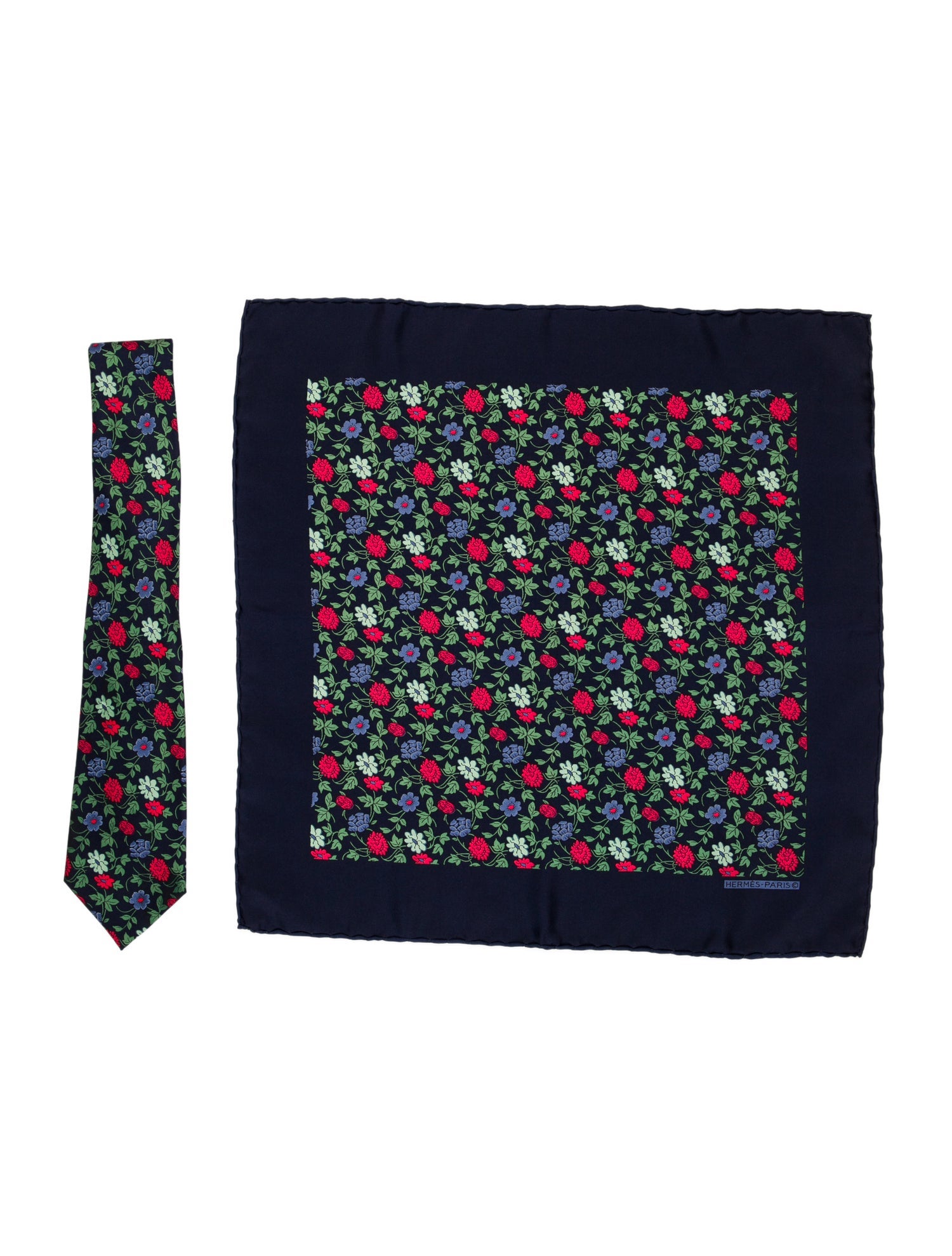 Hermès Silk Pattern Tie