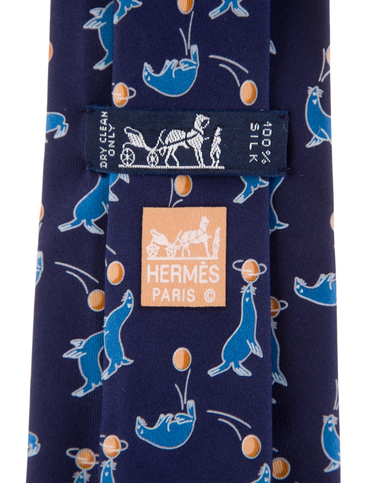 Hermès Silk Pattern Print handkerchief