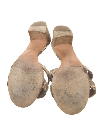 Hermès Oasis Python Mules