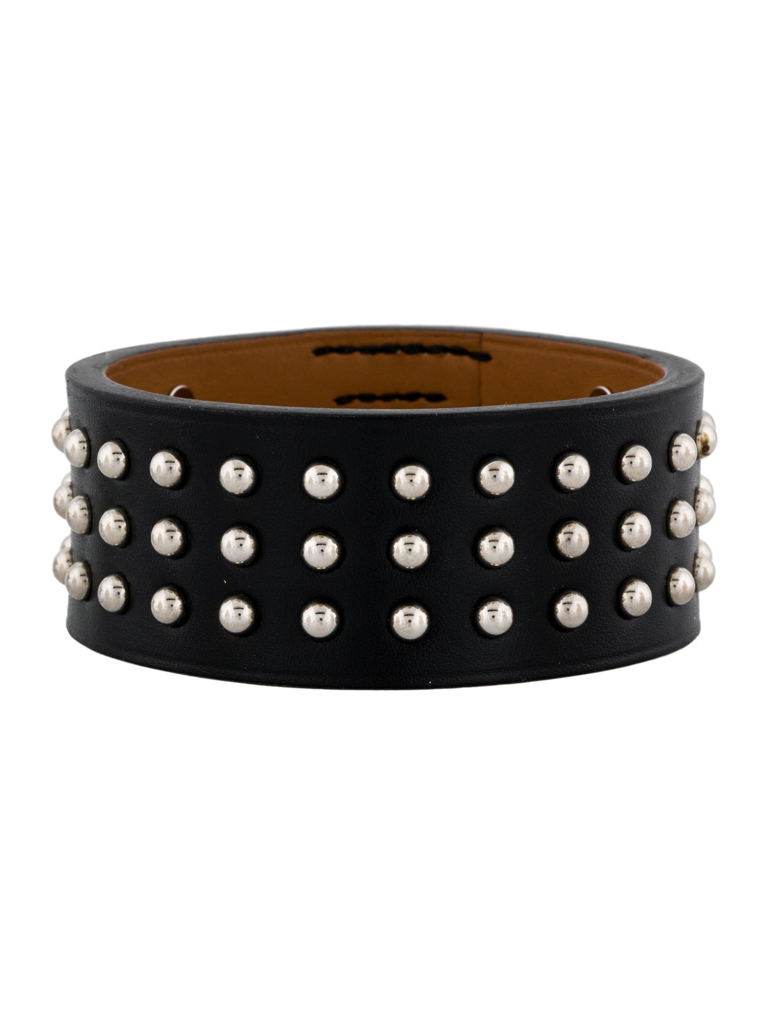 Hermès Leather Nomade Bangle Bracelet