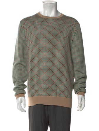 Hermès Wool Plaid Print Pullover w/ Tags