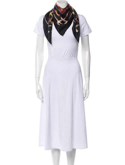 Hermès Cannes et Pommeaux Silk Scarf