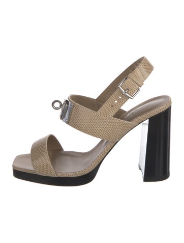 Hermès Sandals Ilona 90 Lizard Slingback Us10, It40 | 10