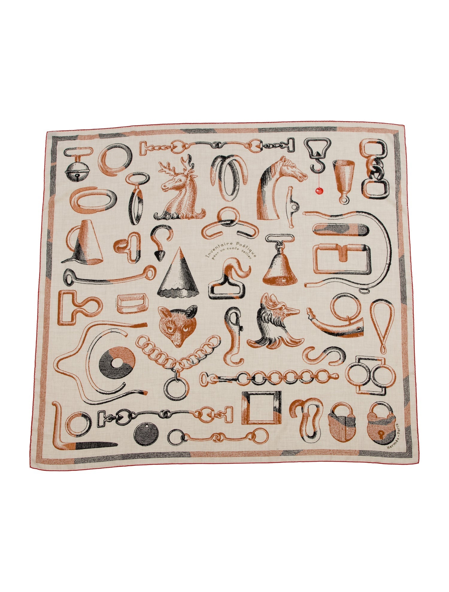 25SS最新★Hermes★Inventaire Poetique pour un Conte Sellier Inventaire Poetique pour un Conte Sellier shawl 140 | Hermès UK