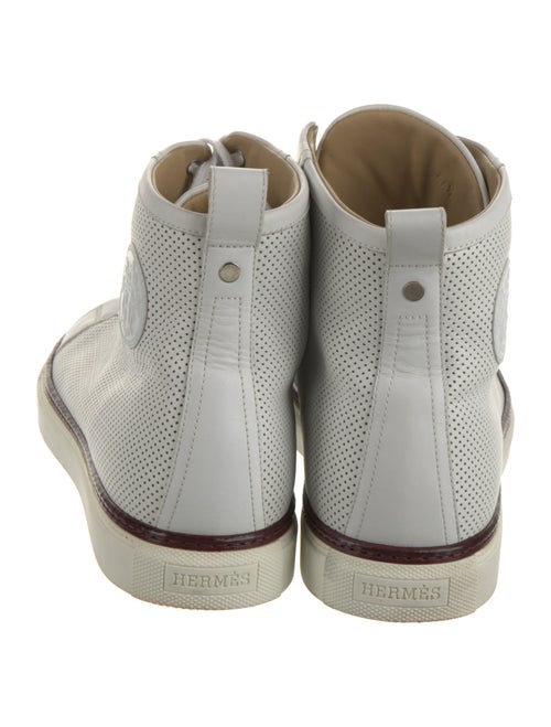 Hermès Leather Printed Sneakers