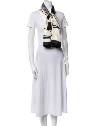 Hermès Projet de Voiture Petit-Duc Bateau Silk Shawl