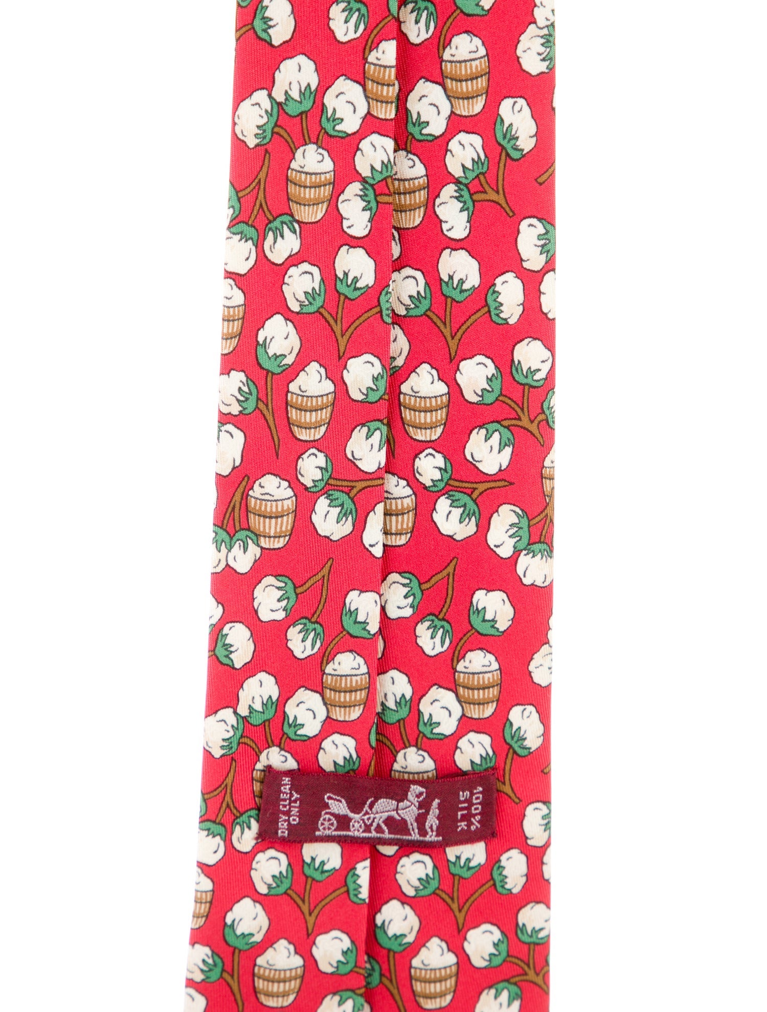 Hermès Pattern Printed Tie