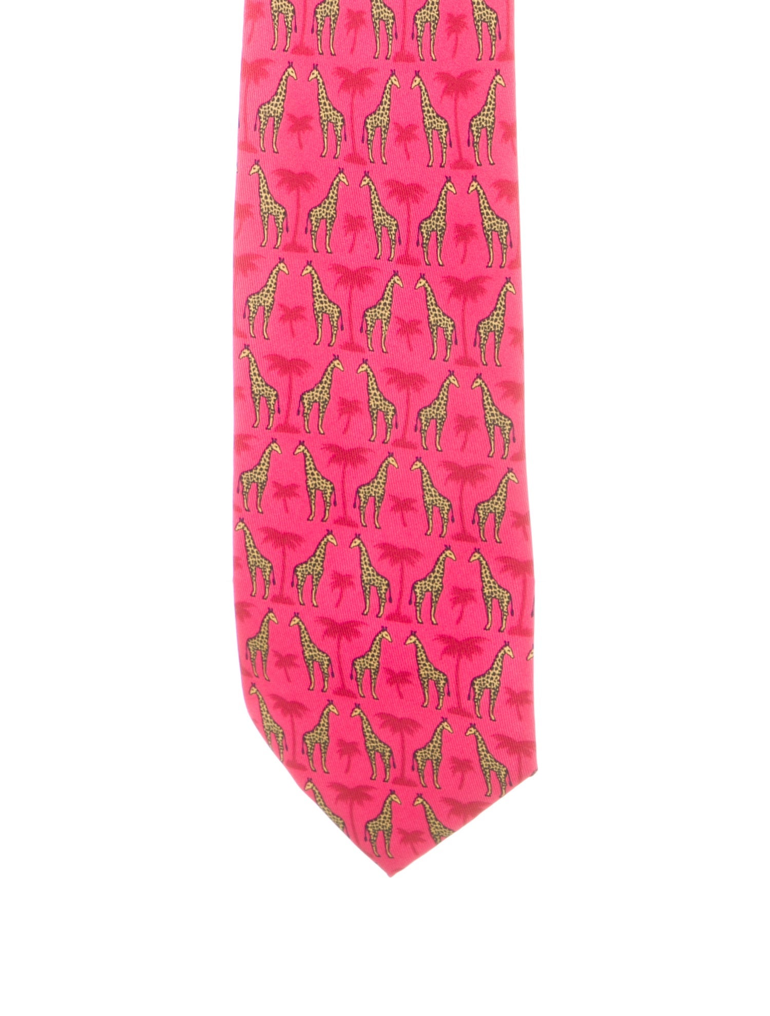 Hermès Pattern Printed Tie