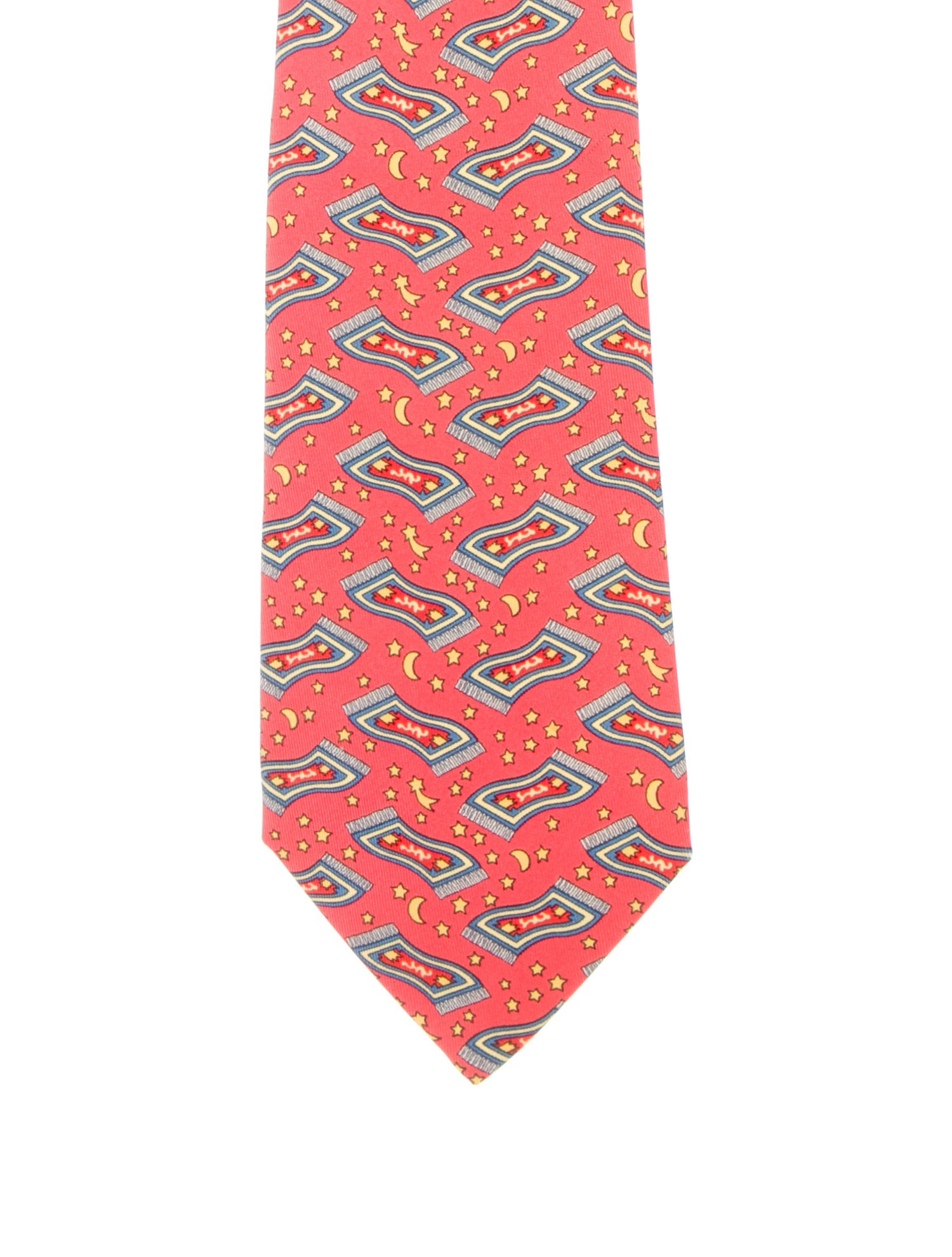 Hermès Silk Pattern Tie