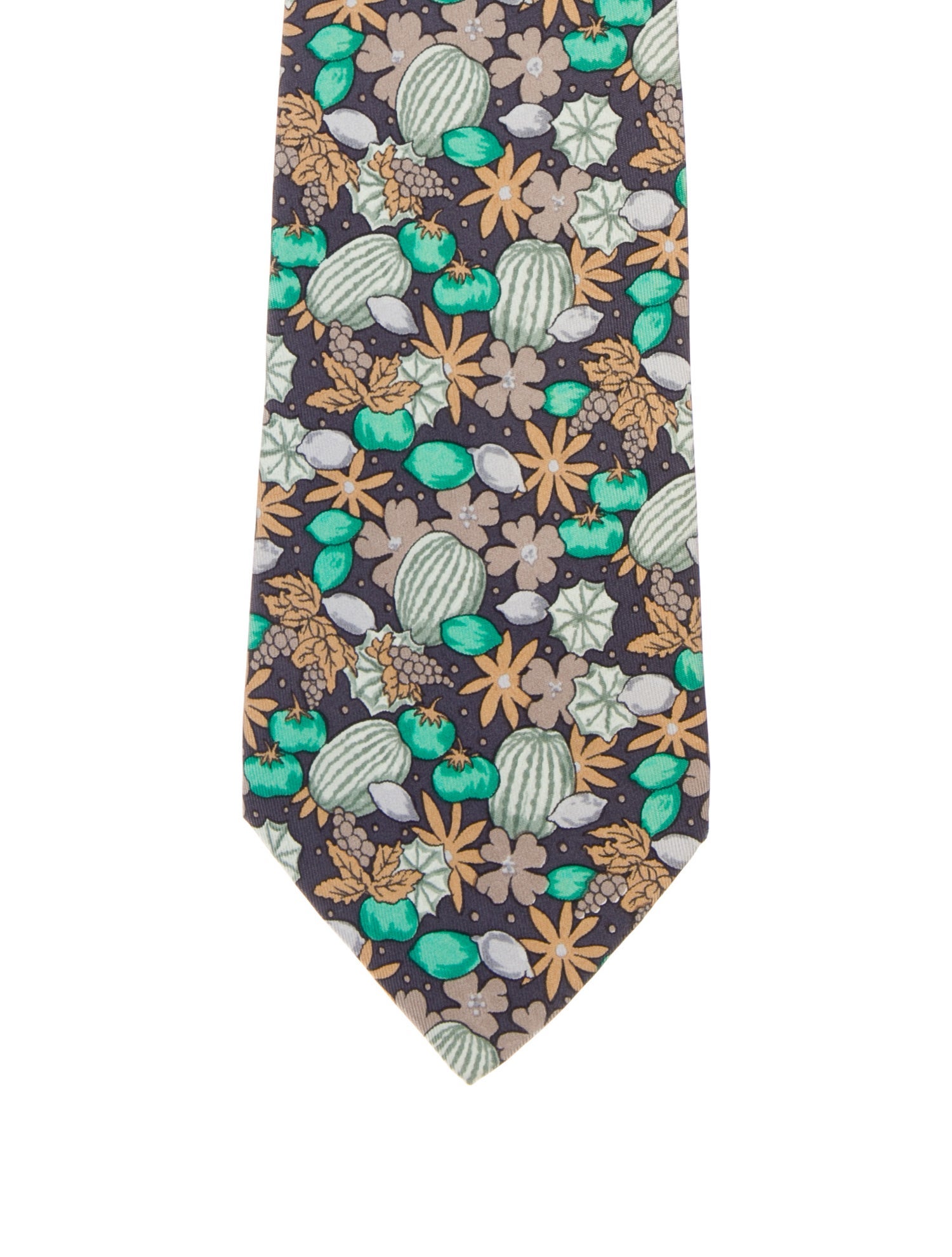 Hermès Silk Pattern Tie