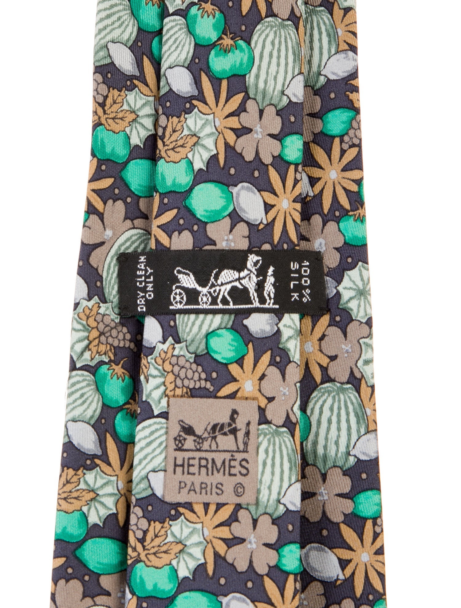 Hermès Silk Pattern Tie