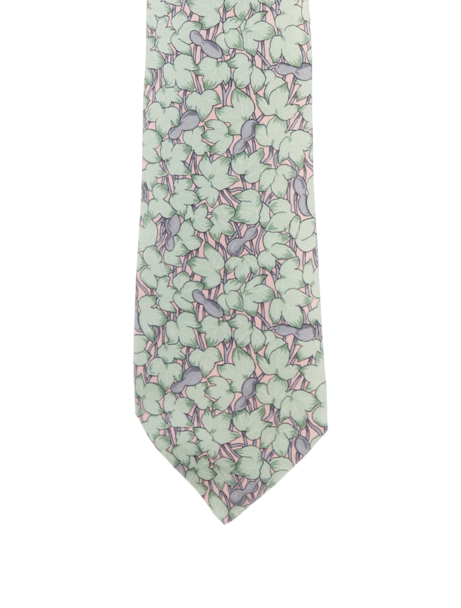 Hermès Patterned Silk Tie