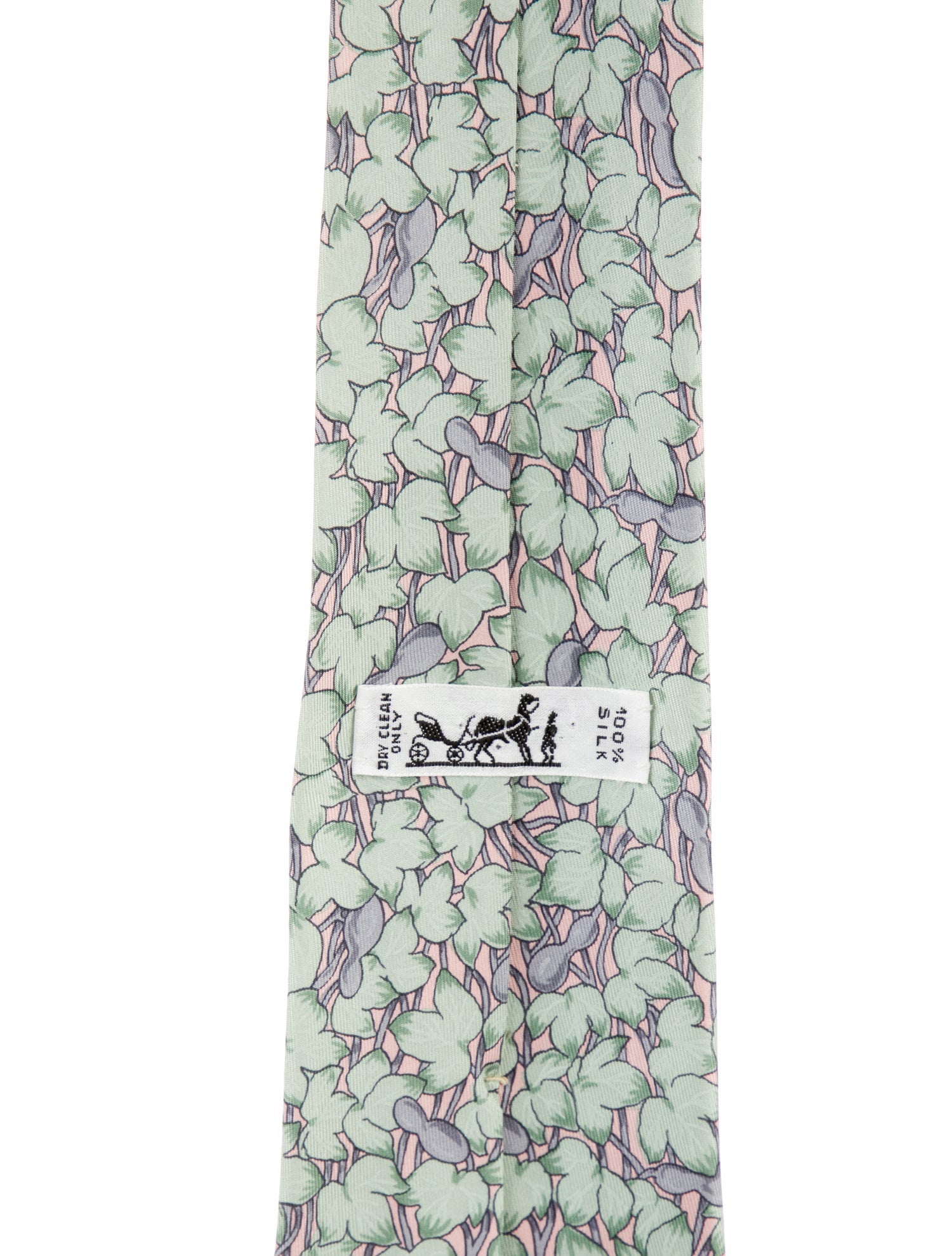 Hermès Patterned Silk Tie