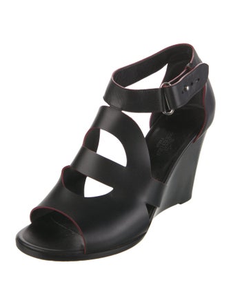 Hermès Mona Leather Gladiator Sandals