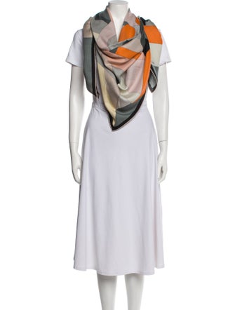 Hermès Perspective Cavaliere Cashmere Shawl