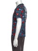 Hermès Floral Print Crew Neck T-Shirt