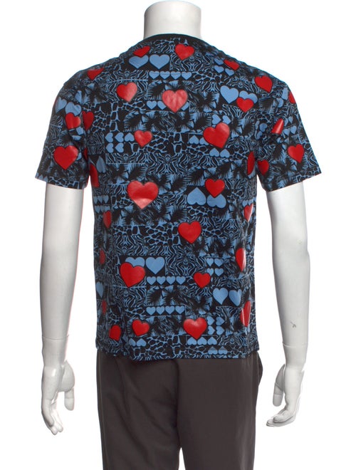 Hermès Floral Print Crew Neck T-Shirt