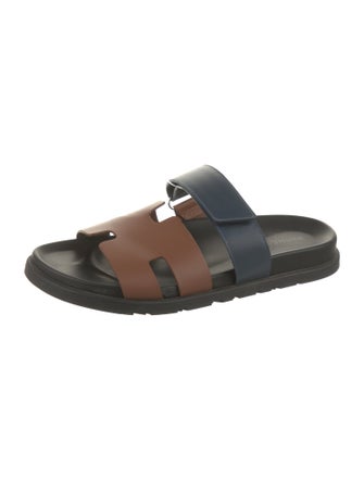 Hermès Chypre Leather Slides