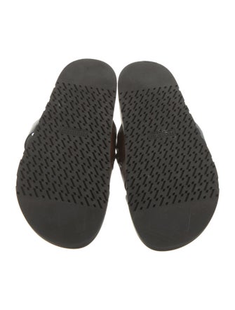 Hermès Chypre Leather Slides