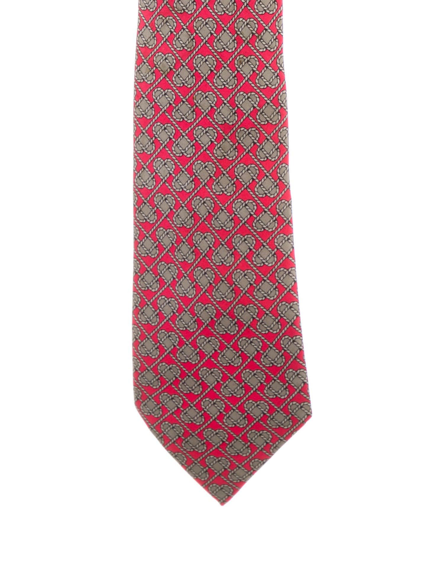 Hermès Silk Pattern Tie