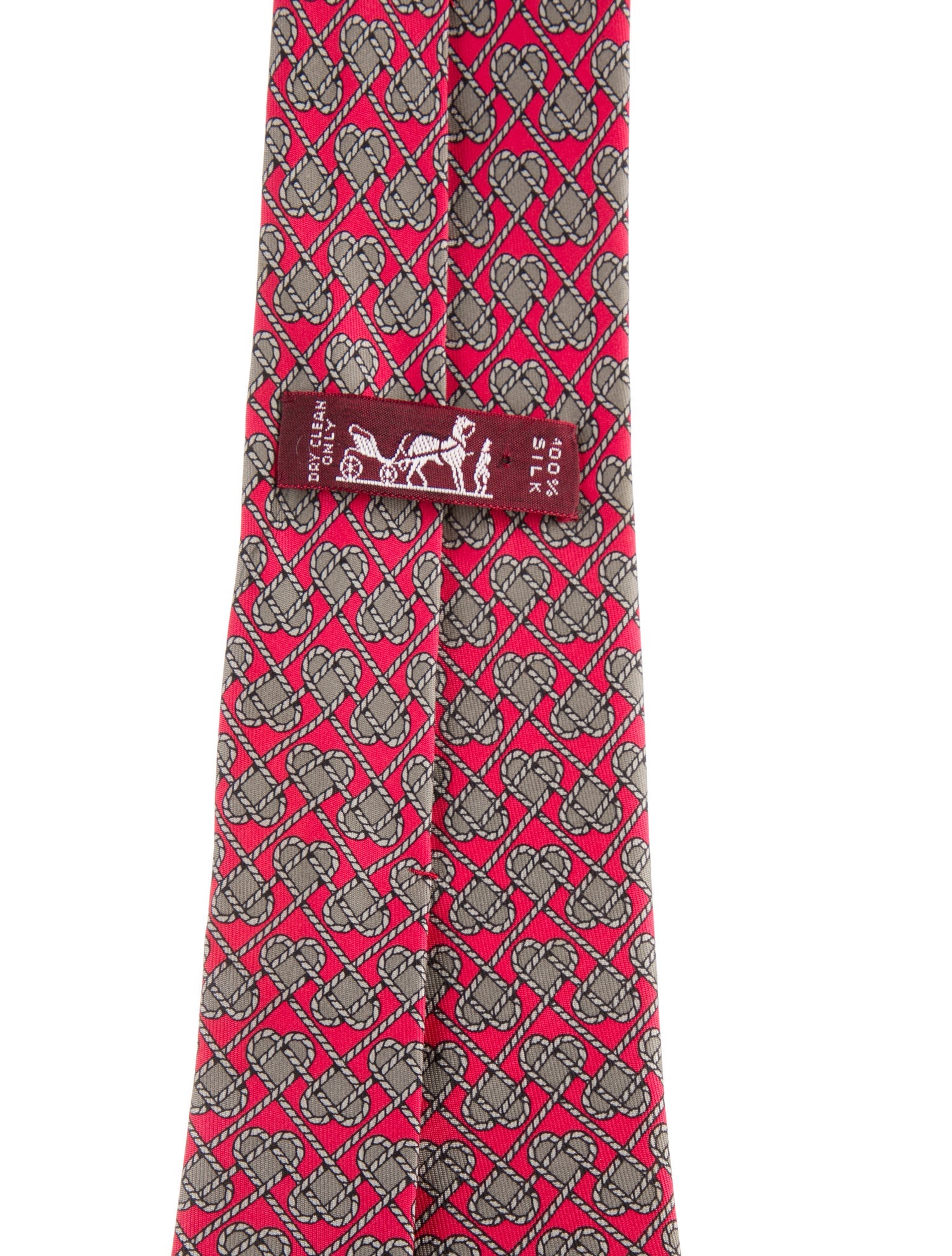 Hermès Silk Pattern Tie