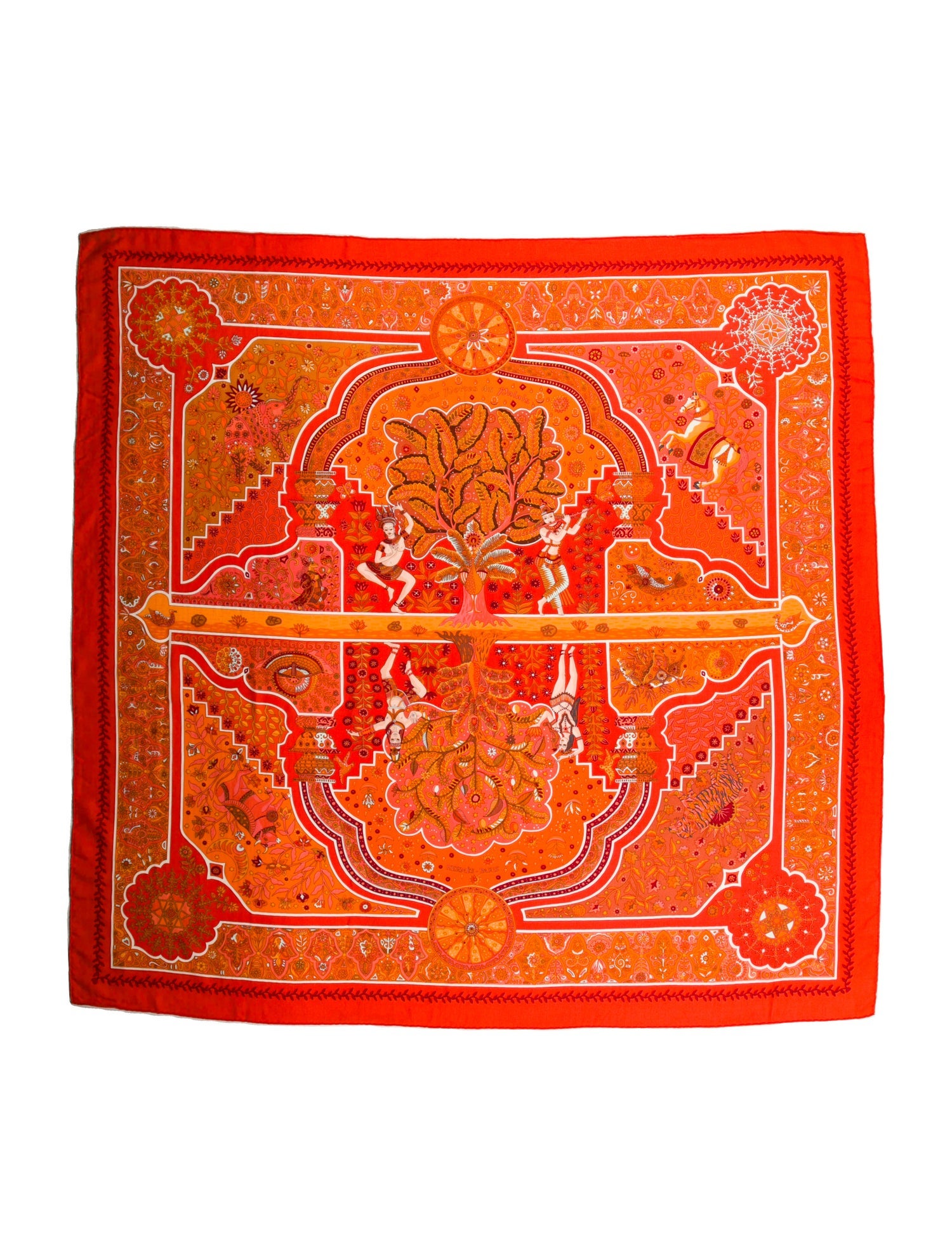 Hermès Aux Portes du Palais Cashmere Shawl