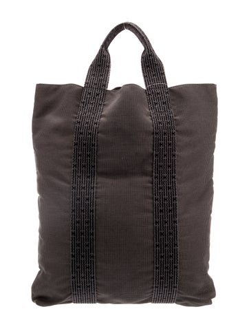 Hermès Luggage and Travel Toile Herline Cabas Tote