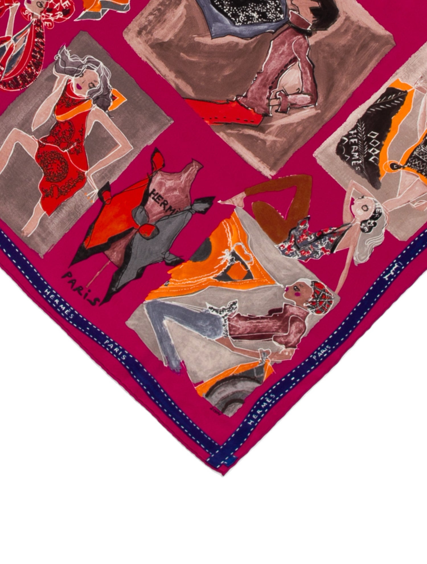 Hermès J'aime Mon Carré Silk Scarf