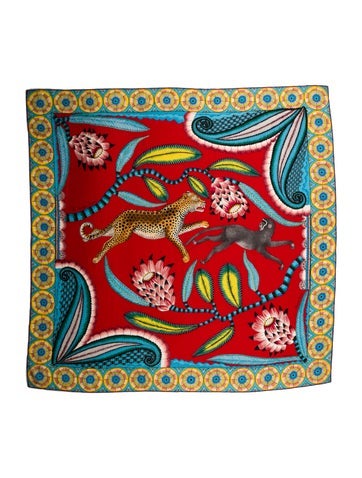 Hermès Scarves and Shawls The Savana Dance Cashmere Shawl 140cm