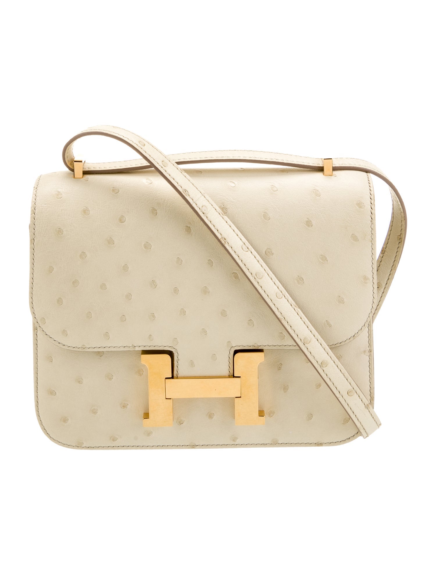 Hermès Ostrich Mini Constance 18