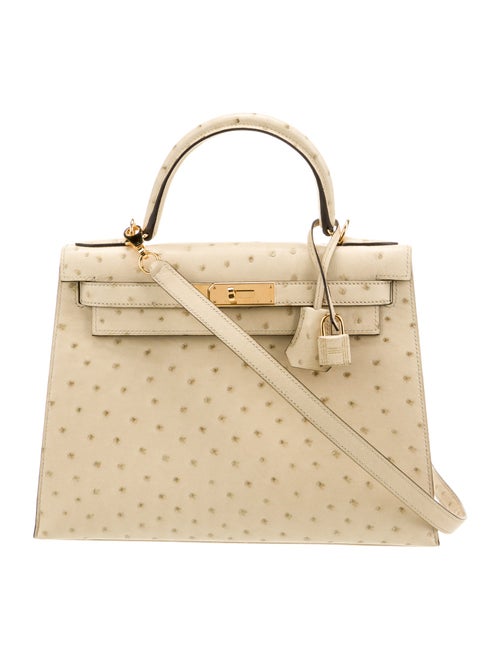 Hermès Ostrich Kelly II Sellier 28