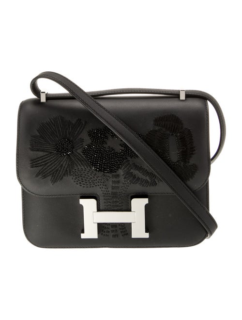 Hermès 2024 Swift Dancing Flowers Mini Constance 18