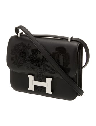 Hermès 2024 Swift Dancing Flowers Mini Constance 18