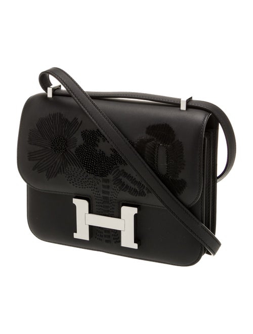 Hermès 2024 Swift Dancing Flowers Mini Constance 18