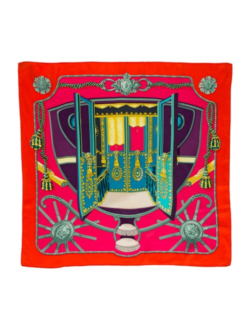 Hermès Coach Silk Scarf